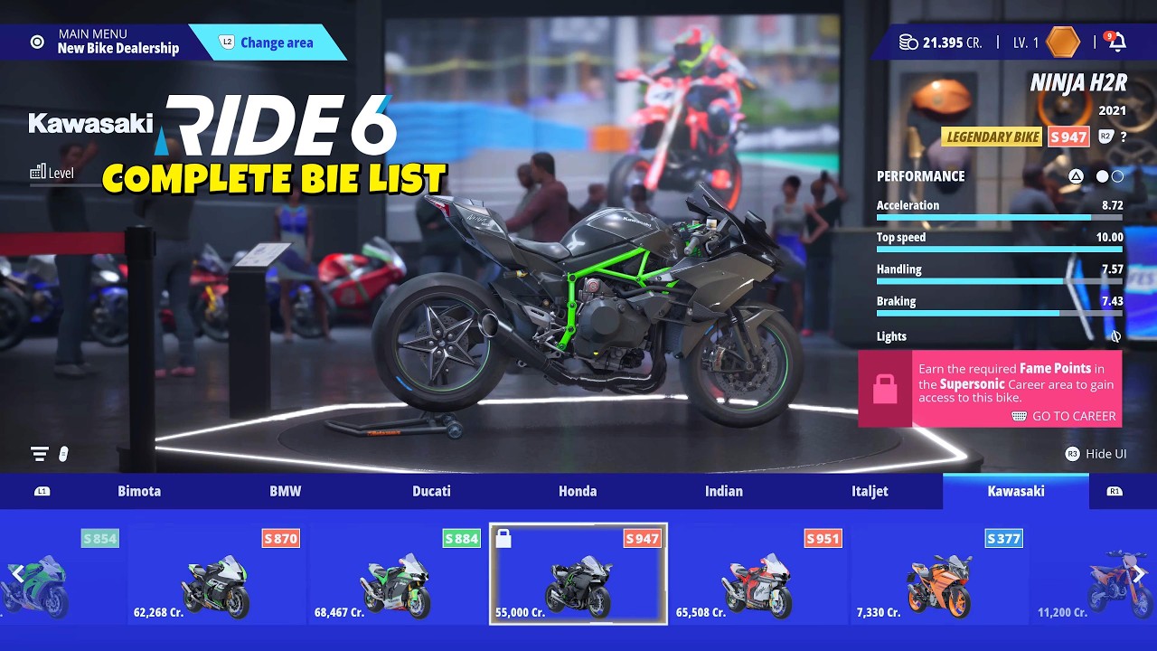 RIDE 6 ALL BIKES SHOWCASE | Next-Gen PS5 Pro | 4K UHD 60FPS