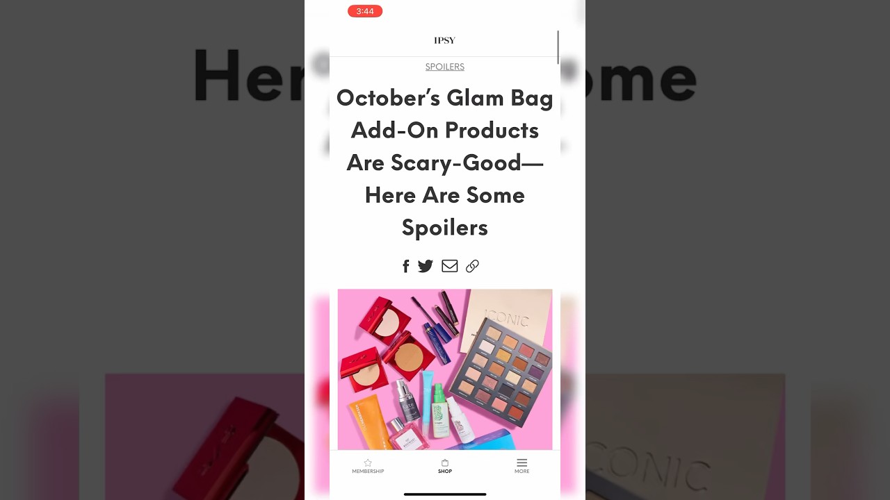 *OFFICIAL ADD ONS SPOILERS* OCTOBER 2023 BOXYCHARM & IPSY • Sneak Peeks | Viruzzzka