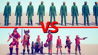 ZOMBIE Team vs PIRATE Team - Totally Accurate Battle Simulator TABS