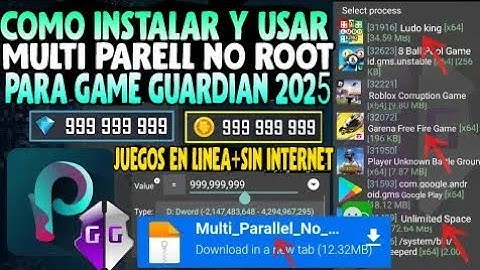 Cómo instalar y usar Game Guardian en Multi Parallel Sin Root en cualquier dispositivo Android||2025