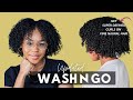 Updated Super defined Wash n Go on Fine Natural Hair 2022 | Queenteshna