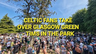 Tims In The Park / Celtic Fans Take Over Glasgow Green / Scottish Cup Final 2023