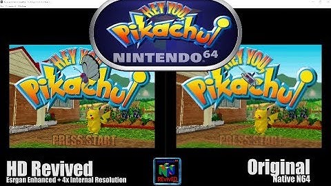 Hey You Pikachu Esrgan Revived