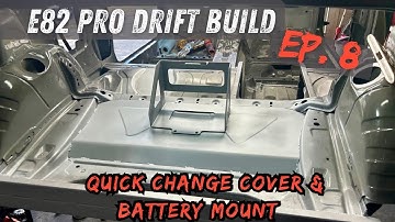 E82 competition drift build ep. 8. Quick Change cover and battery mount