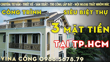 Thi công lắp đặt mẫu cổng nhôm đúc cho công trình biệt thự tại Sài Gòn | Vina Cổng