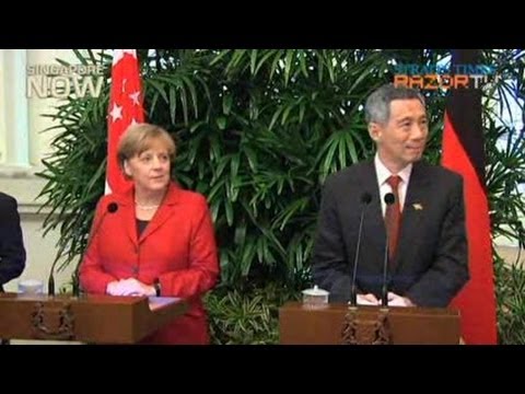 german chancellor visit singapore