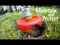 Lawn Sprinkler Head Maintenance You Have Not Considered // Lawn Donut Trimming and TOOLS