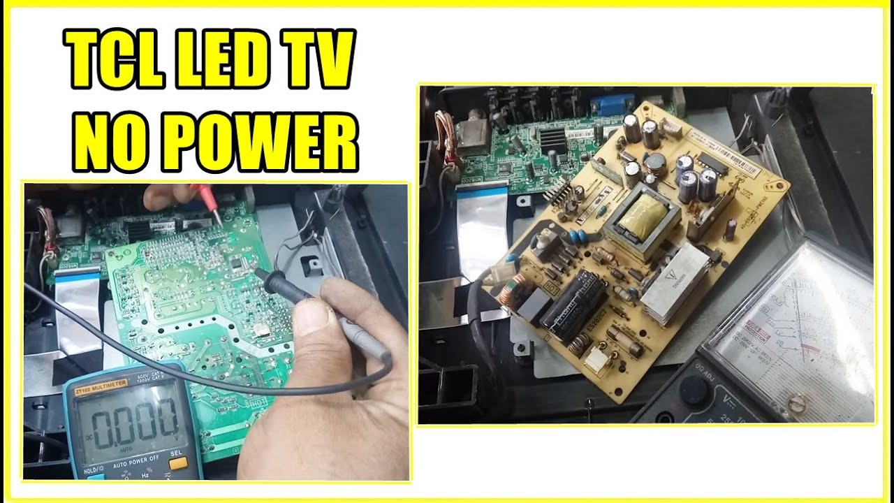 NO POWER TCL LED TV