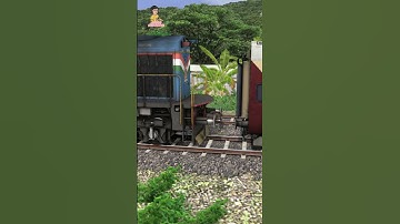 Wdm3d Chugging Sound Coupling ICF Utkrisht | Train Simulator | RailWorks 3  #shorts #train #atgtrain