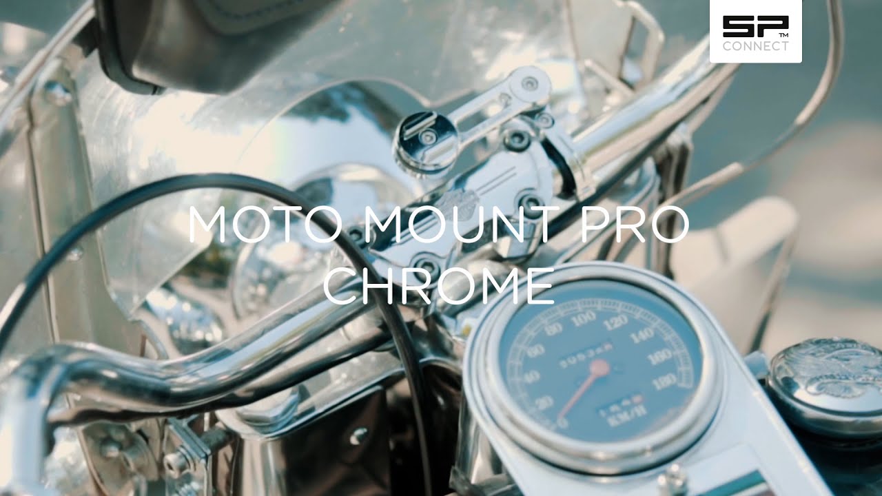 SP Connect™ I Moto Mount Pro chrome - YouTube