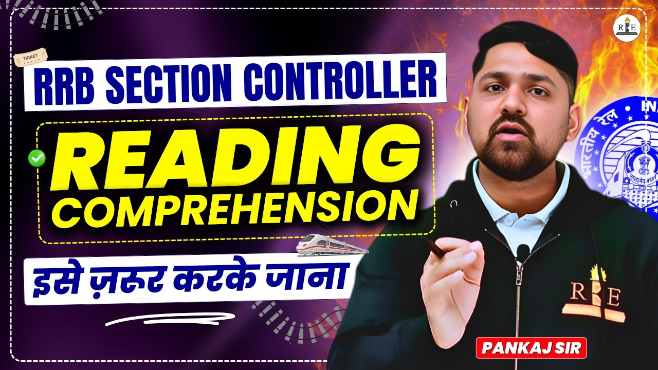 RRB Section Controller 2026 🔥 | Reading Comprehension | Important ...