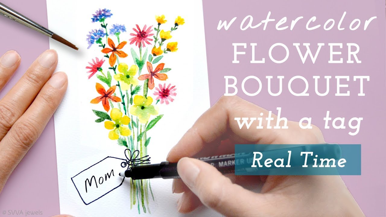 Beautiful 15 Minute Watercolor Greeting Cards 