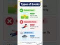 📚 Types of Events || Probability