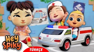 Ambulans Şarkısı | Hey Spiky Türkçe - Çocuk & Bebek Şarkıları