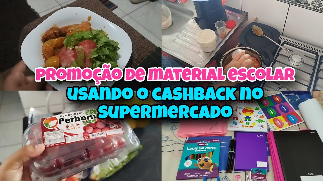 COMPRANDO MATERIAL DE 3 CRIANÇAS DE 2026 + ALMOÇO CASEIRO E COMPRAS NO SUPERMERCADO 🙌🛒LENY SILVA 
