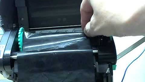 Datamax E Class Mark III Load Ribbon for Thermal Transfer Printing   YouTube