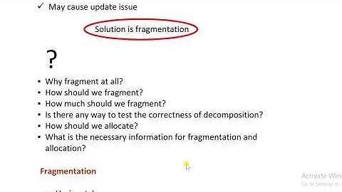 DDBS | Lecture 9 | Distributed Database Design Issues