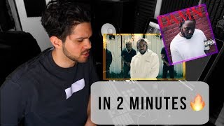 How Kendrick Lamar's HUMBLE. was made in 2 minutes