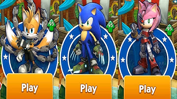 Sonic Dash - All Sonic Prime Characters Unlocked Update - Sonic Tails Nine Rusty Rose