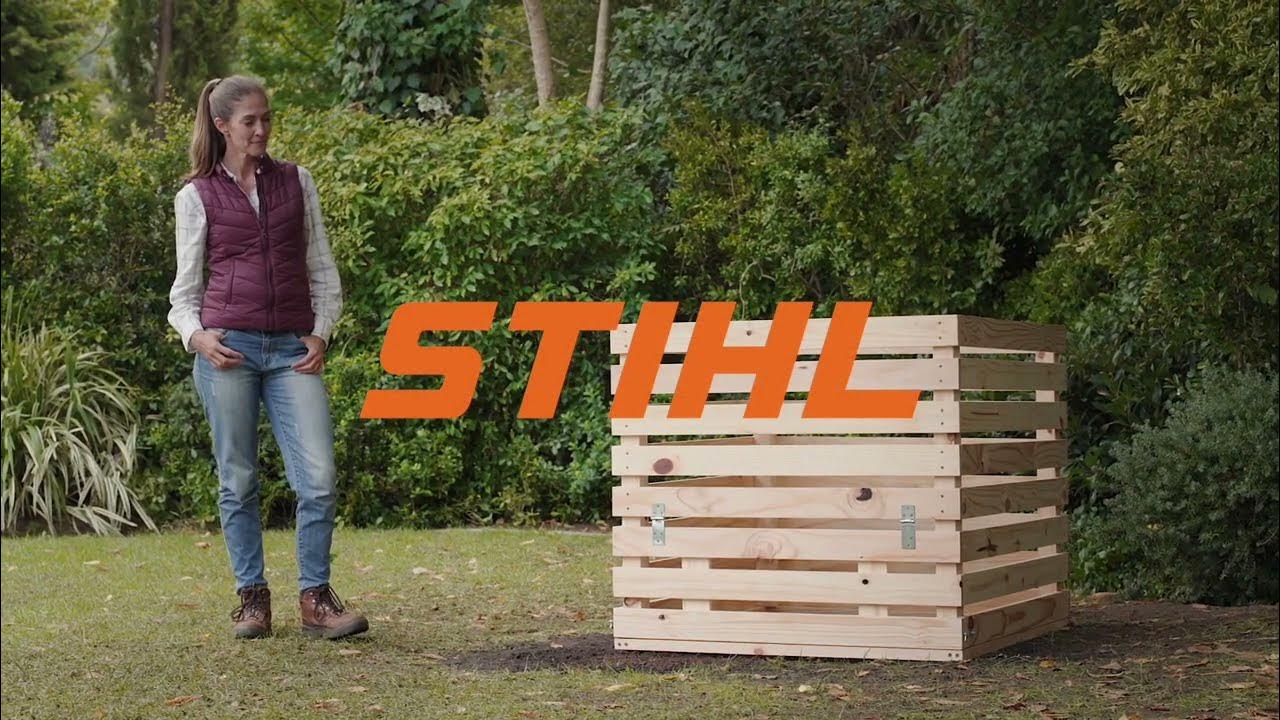 How to Build a Compost Bin YouTube