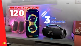 JBL Partybox Club 120 vs JBL Boombox 3 - Loa nào nghe nhạc hay hơn?