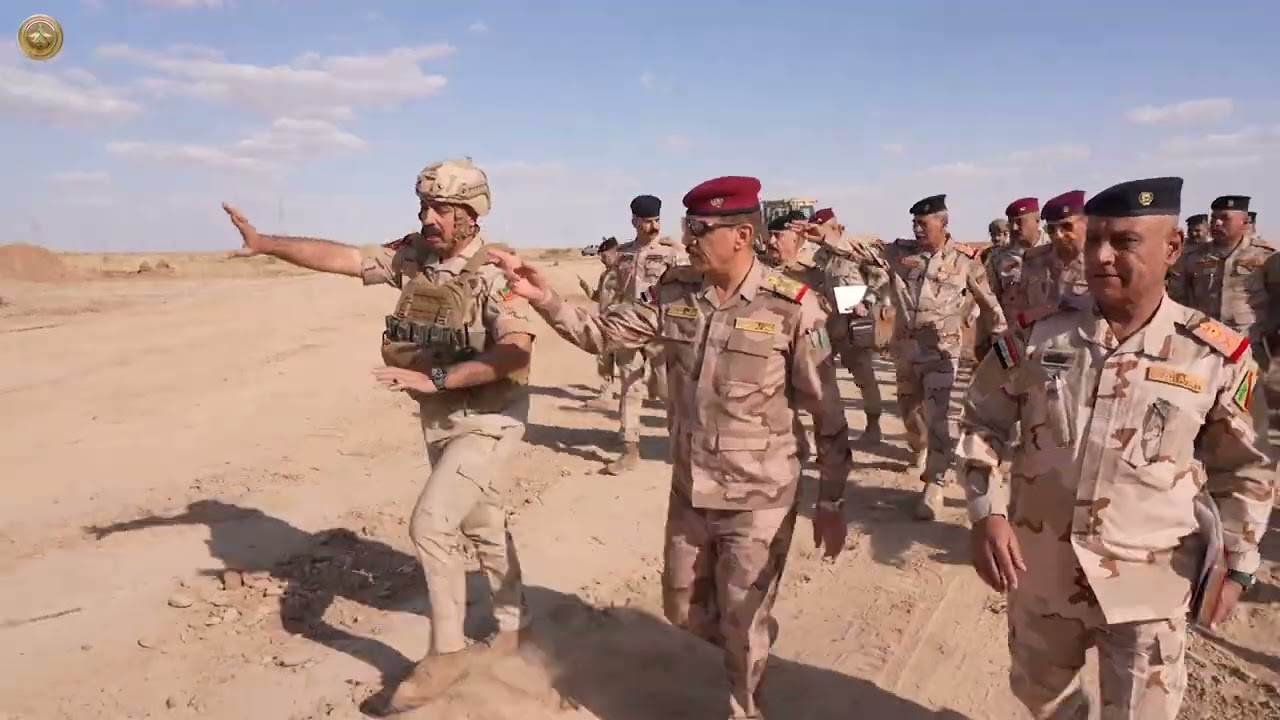 رئيس أركان الجيش يتفقد وادي زغيتون ضمن قاطع عمليات كركوك