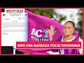 KIFO CHA DAFROZA WA ACT WAZALENDO POLISI YATOA UFAFANUZI