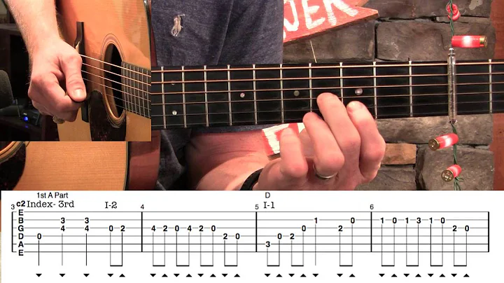 Bill Cheatham Flatpicking Guitar Melody Lesson!