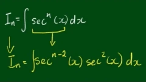 Reduction Formula for Integral of ∫sec^n(x)dx