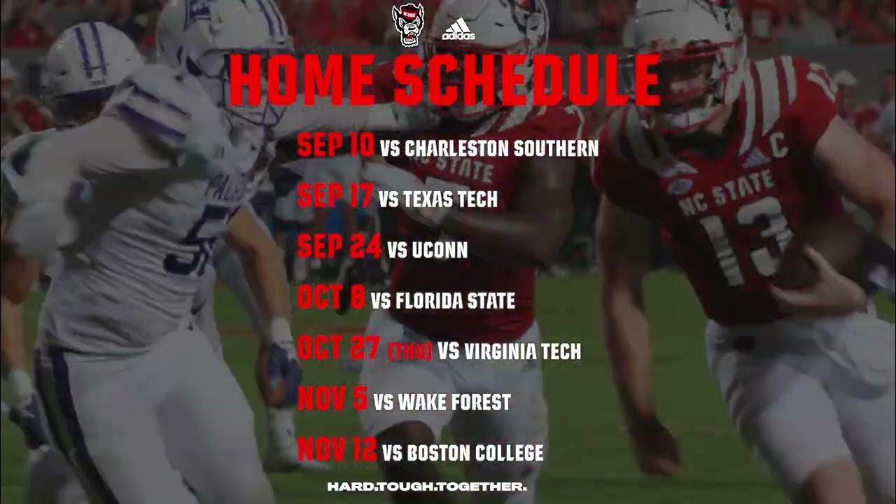 2022 Wolfpack Football Schedule - YouTube