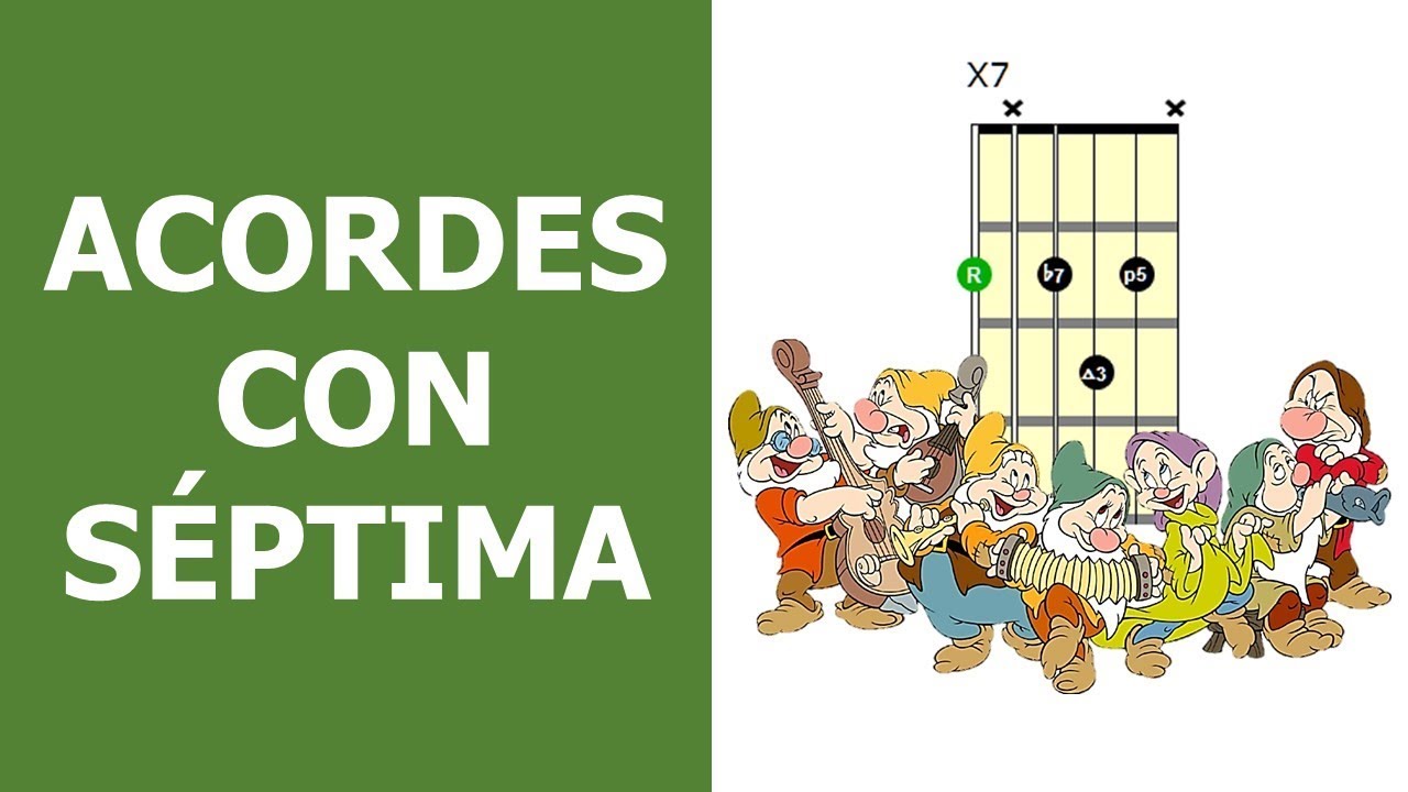 ✓Qué son los ACORDES de SÉPTIMA en GUITARRA ESCALA MAYOR