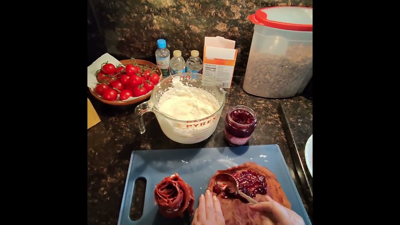 Crepe (pancake) Rose cake