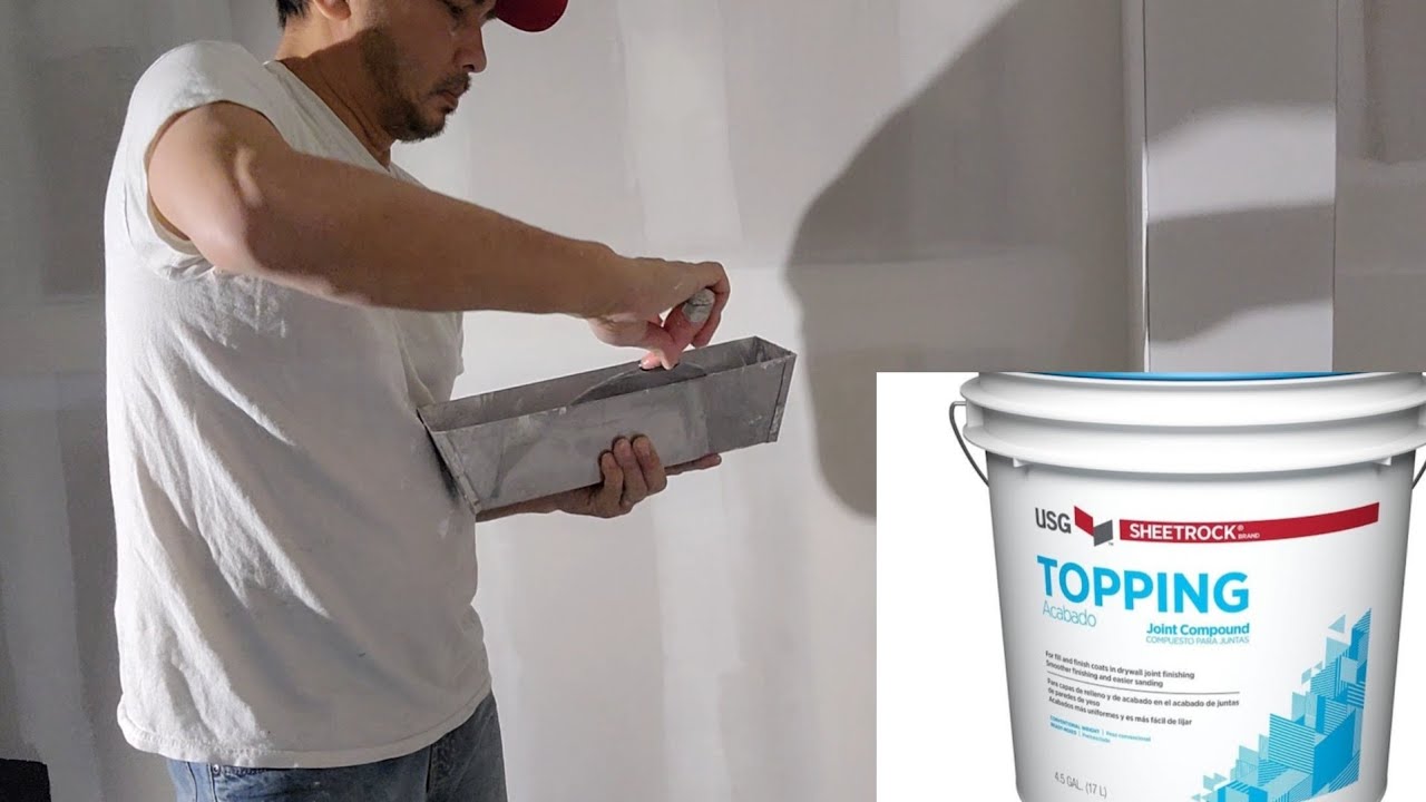 Use Topping Mud Final Coat better than Allpurpose Joint Compound YouTube