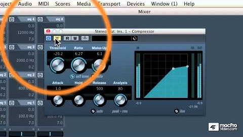 35  Make Up Gain Output and Auto (Compressor) (Cubase 5 Mastering)