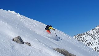 Skiing Around At Grands Montets, Chamonix