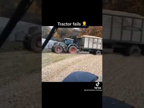 Видео FUNNY TRACTOR FAILS