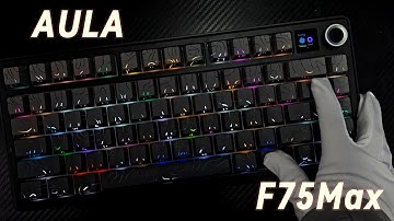 Review of the AULA F75 Max full-sized mechanical keyboard 😍😍😍