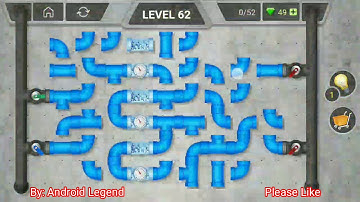 Pipeline Level 62 All 3 stars By Pixign, Android Solution