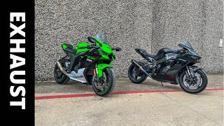 2021 Zx10r SC Slip On Vs Full Akrapovic 💨