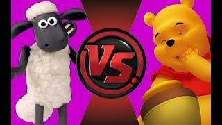 shaun the sheep vs winnie the pooh (Disney vs Aardman animations)