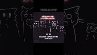 The Tigerstar VS Scourge animation from day 126 // #challenge #warriorcats #animation #meme