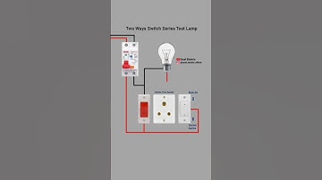 Two Way Switch Series Test Lamp