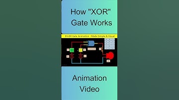 How " EX-OR" Gate Works, XOR Gate Animation Video, #electronicslab