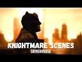Entire knightmare scenes from snyderverse in correct continuity  sequence