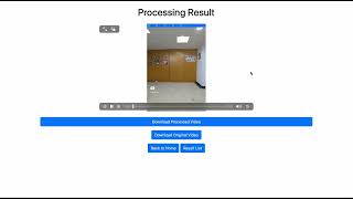 Jump Rope League Website  - basic function  upload file & video list & result screenshot 3