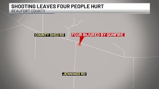 VIDEO: Four injured, two homes hit in two Beaufort Co. shootings