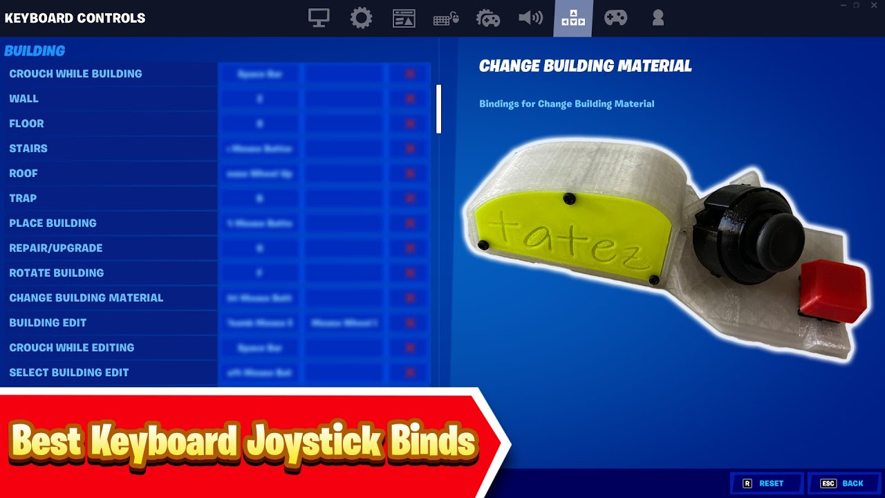 FaZe Martoz Keyboard Joystick Keybinds My Settings + Peripherals