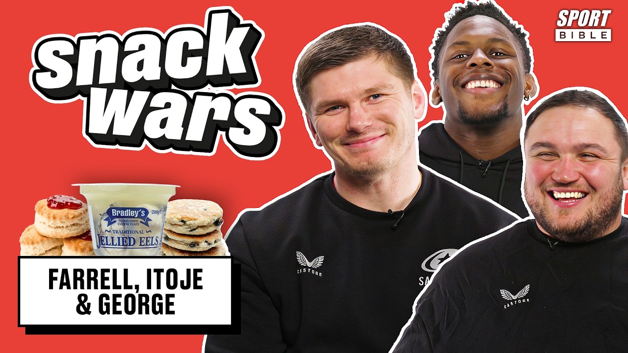 England Rugby Players Rate English & Rest of the World Food | Snack Wars