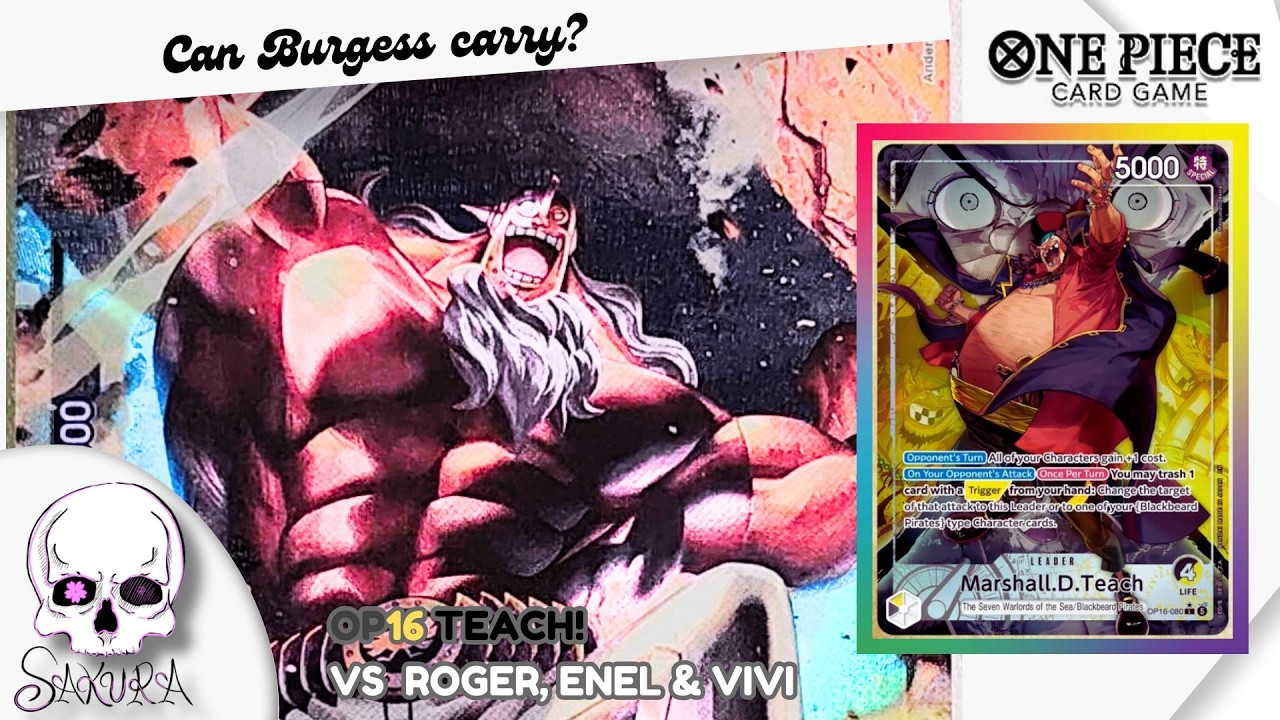 OP16 format - Teach Vs OP13 Roger OP15 Enel & EB03 Vivi One Piece
