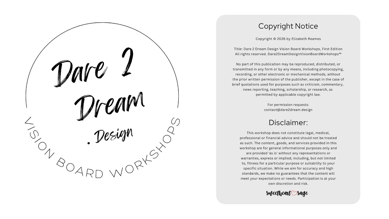 Workshop Preview | Dare 2 Dream Design Workshops